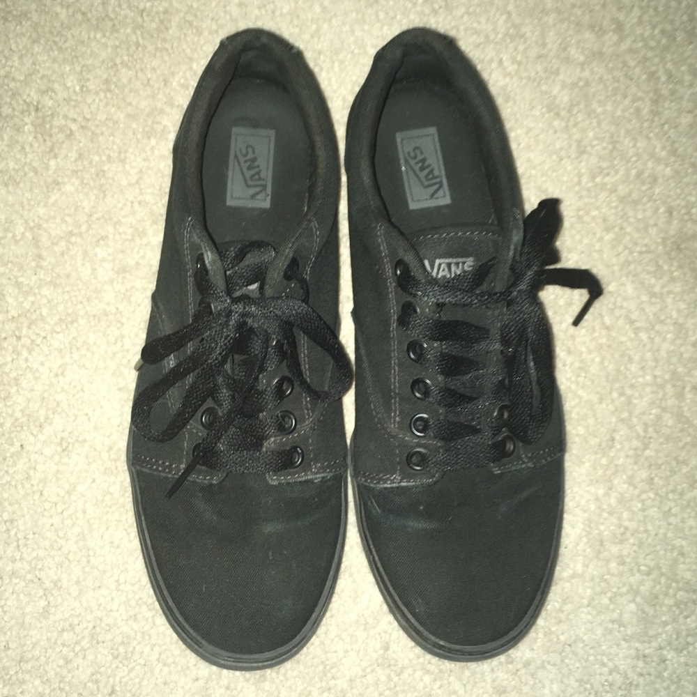 SOLD Black Vans